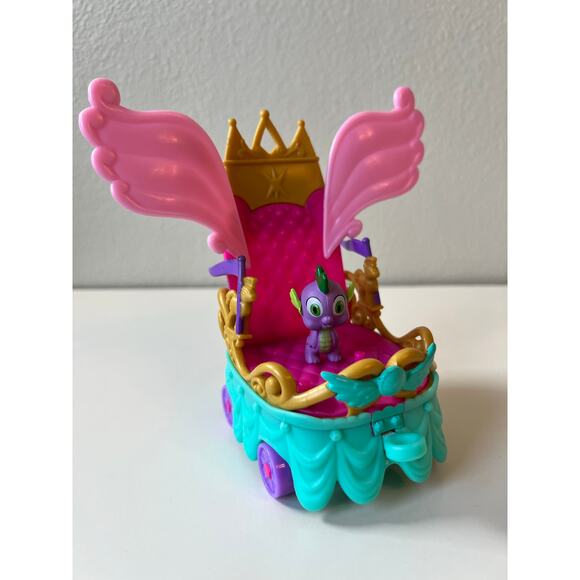 My Little Pony Princess Celebration Replacement Vehicle and a Spike the Dragon - Picture 1 of 7